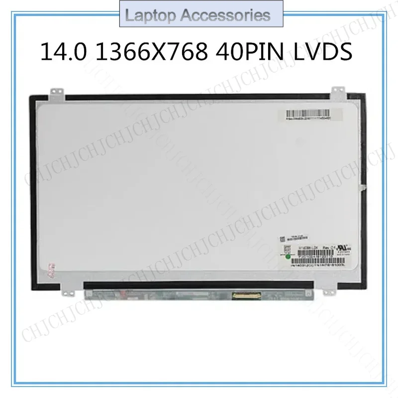 

F Laptop LCD Screen for Dell latitude 3440 E6440 E5440 6430U, HD 1366X768 LVDS, 40Pins