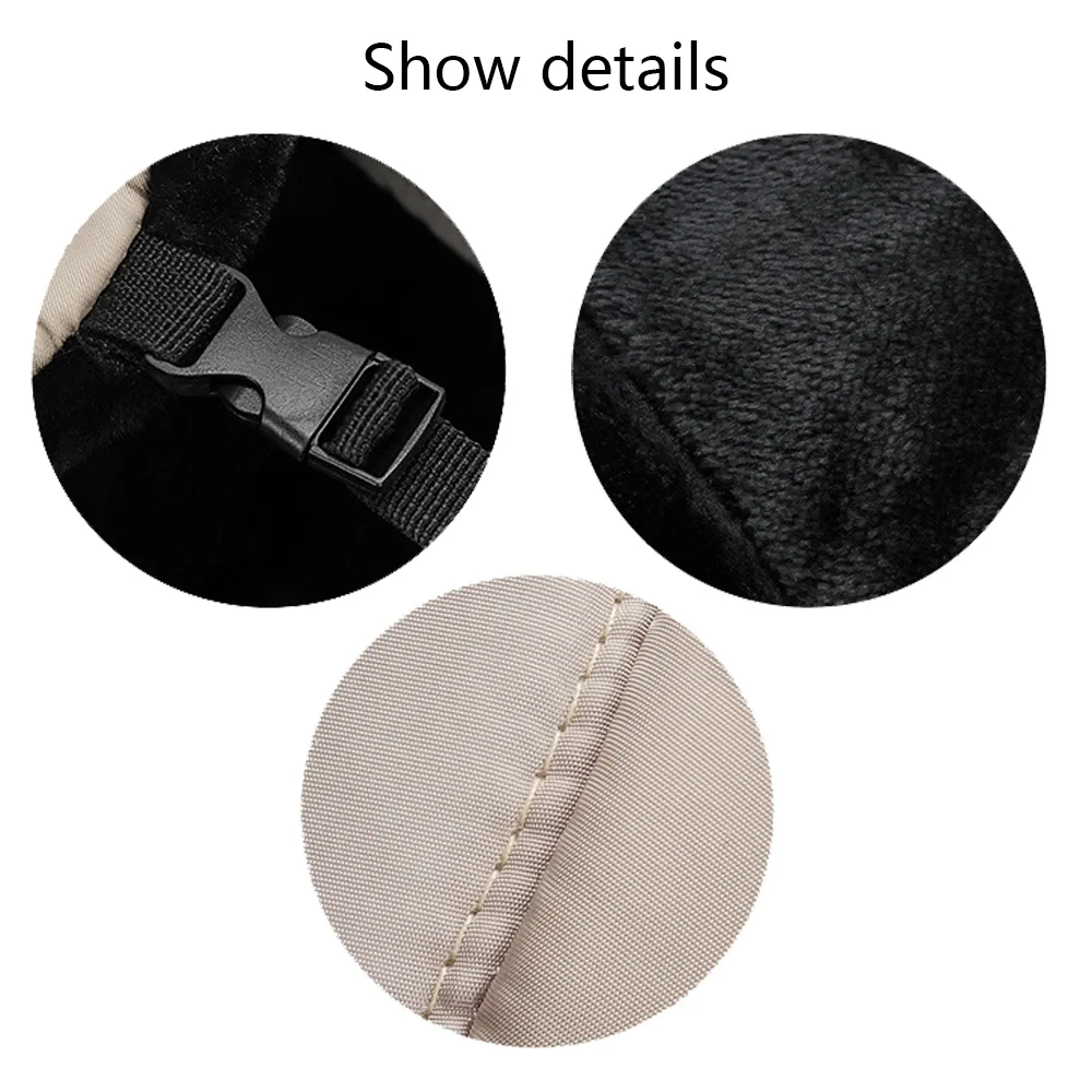 مجموعة واحدة من قبعة الطيار الشتوية للرجال مع قناع مقاوم للرياح، قبعة منفوخة سميكة دافئة للجنسين