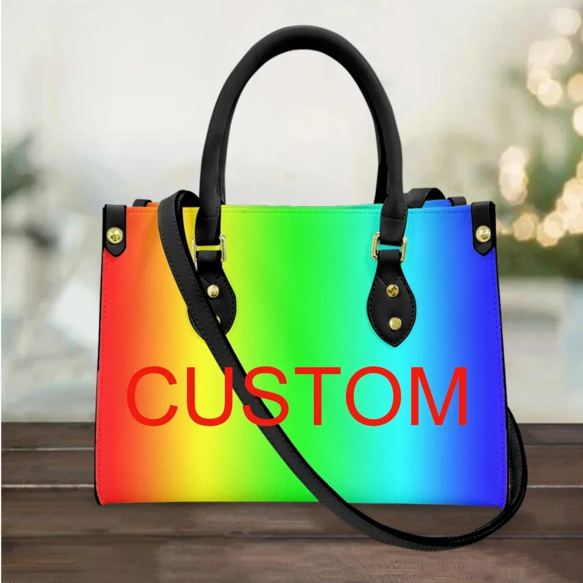 

Custom Your Name Image Handbgag Vintage Small Shoulder Bag Fashion Crossbody Body Bags PU Leather Top Handle Clutch Personalized