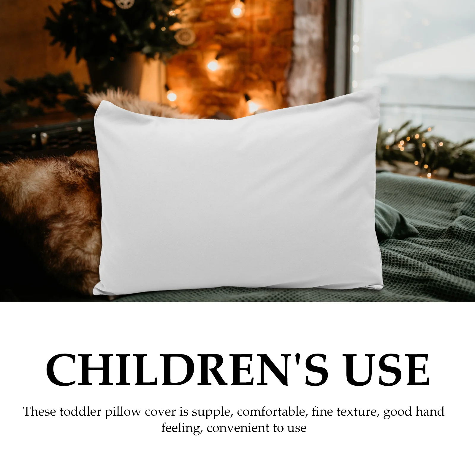 

2Pcs Toddler Pillowcases Envelope Closure Travel Pillow Cover Lightweight Small Kids Pillow Covers Portable Pillowcase