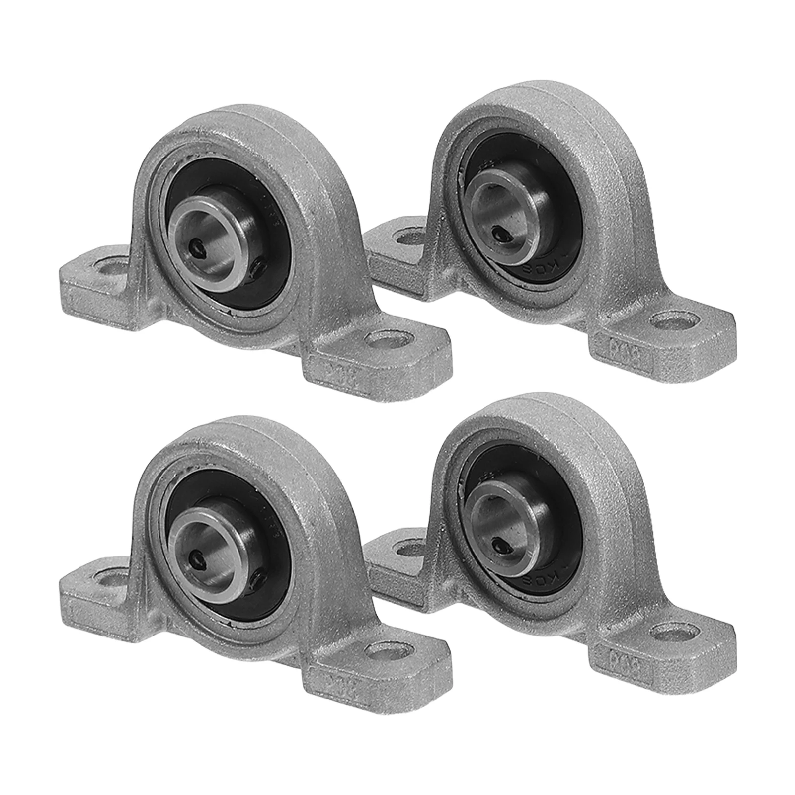 

4 Pcs Zinc Alloy Bearing Seat Micro Fixed Pillow Block Self Aligning Mounted Support Bearings Shaft Rod Bearings