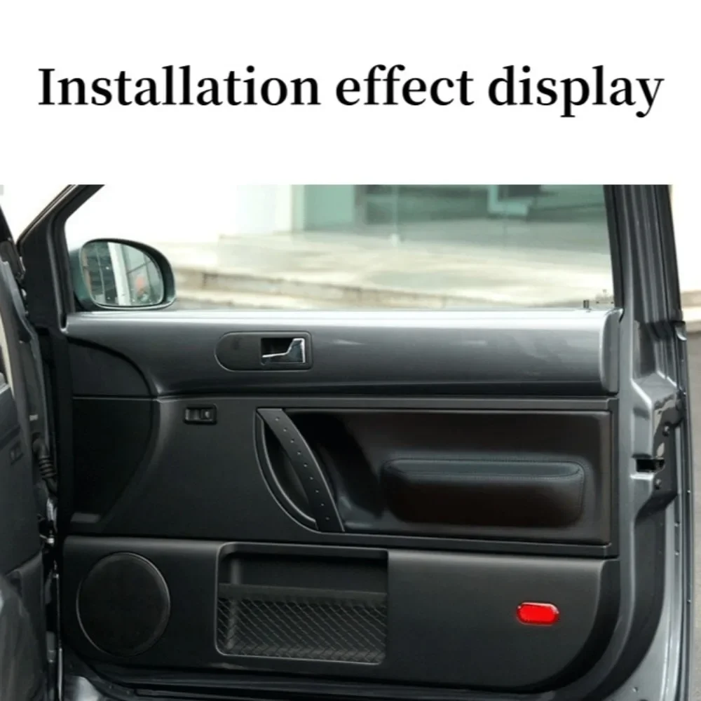 2 Stück Auto-Mikrofaser-Leder-Vordertür-Armlehnenverkleidung Innenverkleidung für VW Beetle 1998 1999 2000 2001 2002-2010 – Detail 4