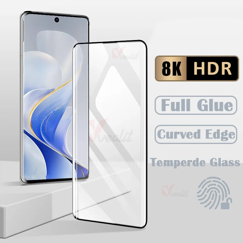 

3D Curved Tempered Glass For Vivo S19 S18 S17 Pro S17e S17t Screen Protectors For Vivo V27 V29 V30 V40 Lite V30e Full Glue Glass