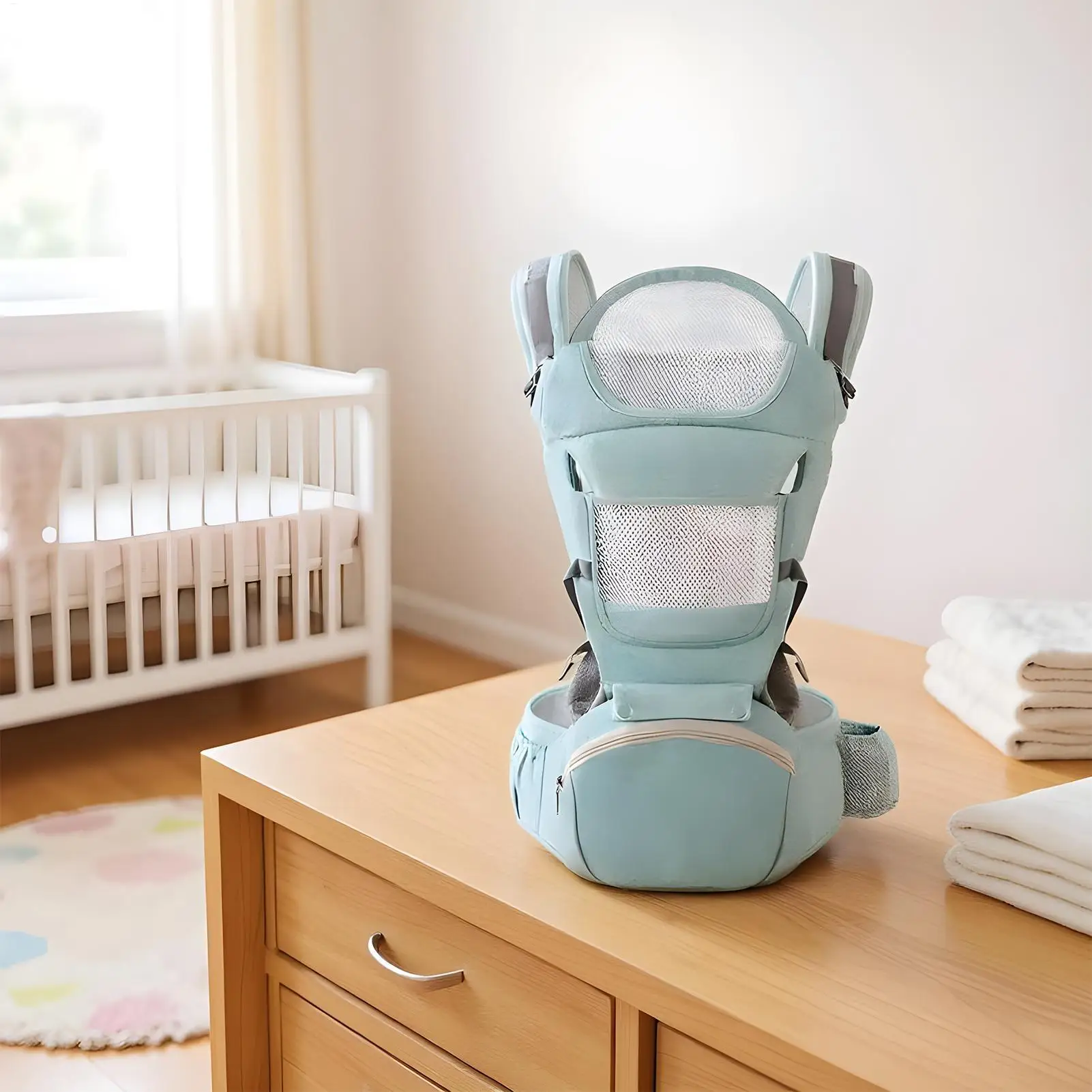 

Ergonomic Kid Carrier Adjustable Lightweight Stroller Seat Wrap Ergonomic Lightweight Carrier For Hiking Airplane Registry Mom