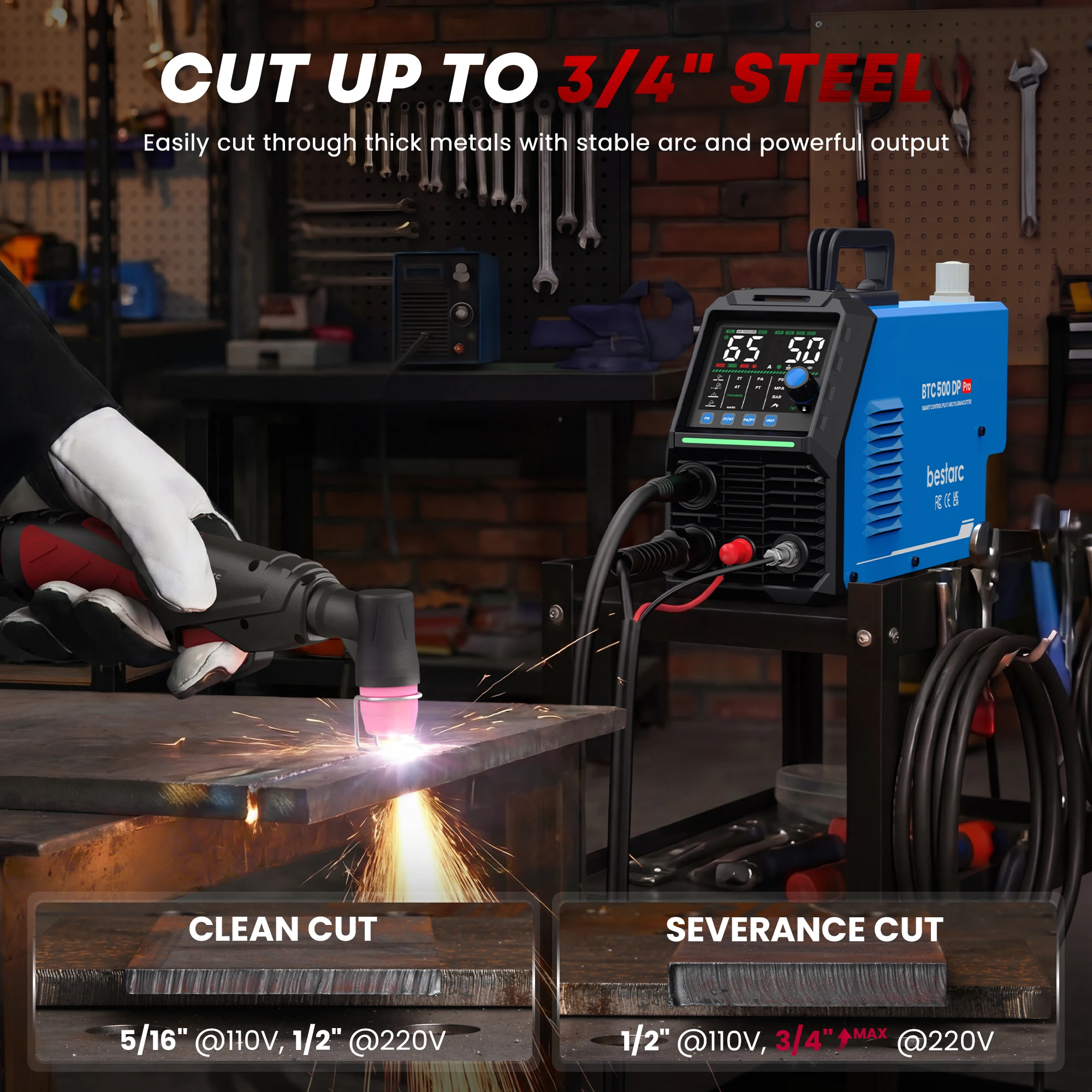 Tagliatrice al Plasma Bestarc  - Plasma Cutter Pilot Arc 50A recensione e prezzo