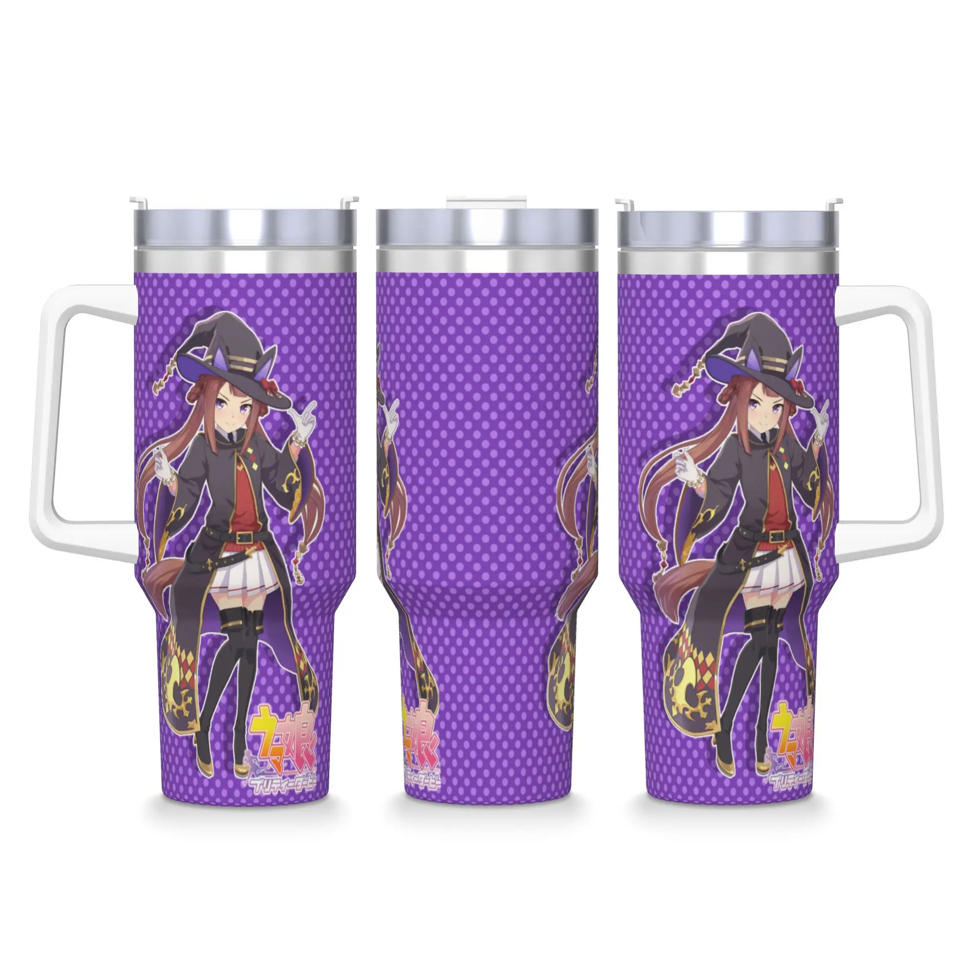 Stainless Steel Tumbler Sweep Tosho UmaMusume Pretty Derby Coffee Mug  Leakproof Cold Drink Mugs Cup Travel Custom Water Bottle