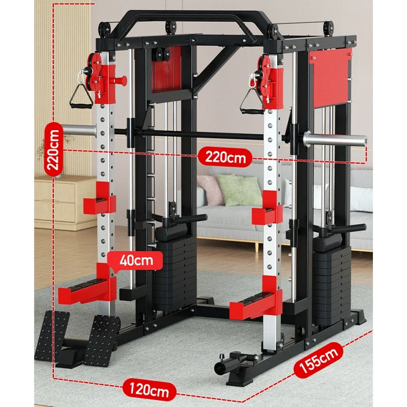 Best Selling Home Gym Set Multi-Function Weight Smith Machine For Bodybuilding And Exercise Squat Rack For Weight Lifting