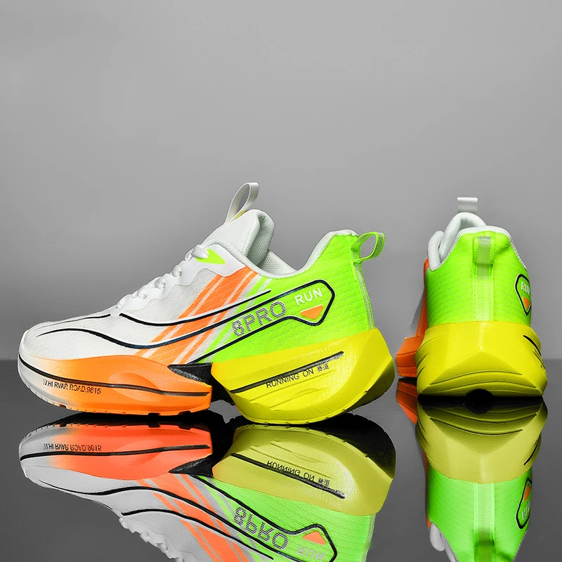 Herren-Laufschuhe mit Carbonplatte, Marathon-Spezialität, atmungsaktiv, leicht, bequeme Damen-Sportschuhe, Prime – Detail 9