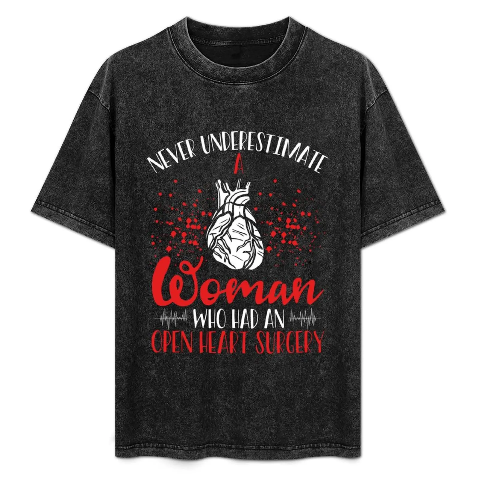 Open Heart Surgery T-Shirt vintage anime shirt boys animal print Men's t-shirt