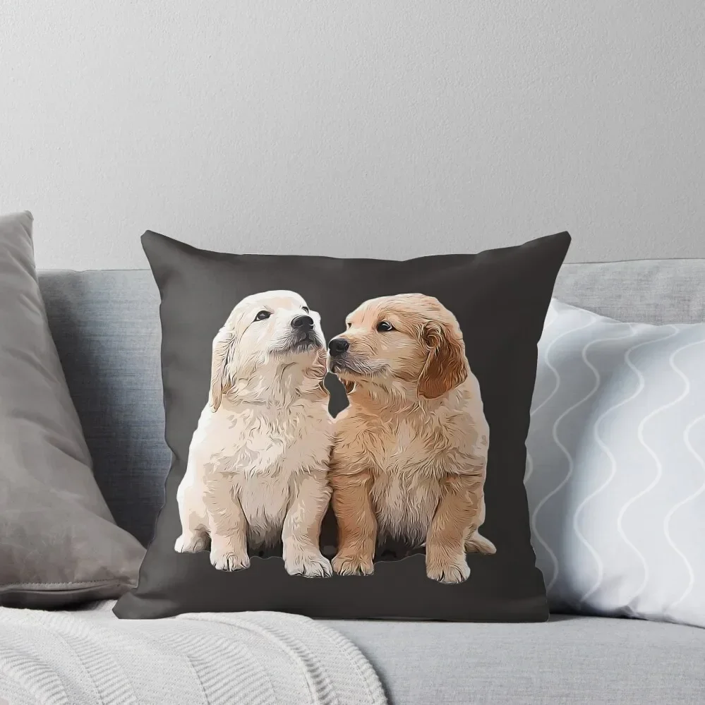 Golden Retriever Puppies Throw Pillow ornamental pillows Pillow Covers Decorative Pillow