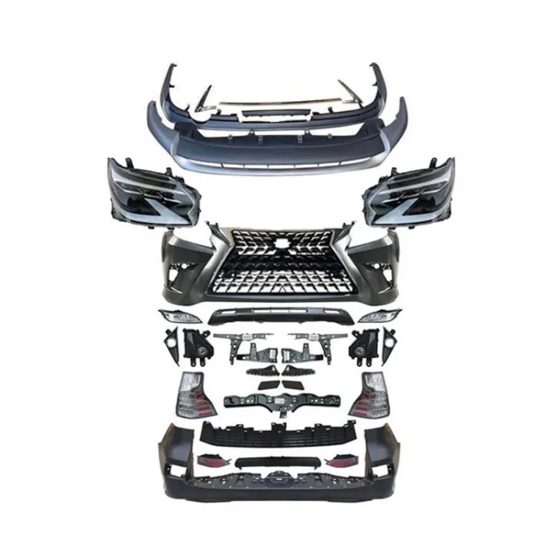 

High Quality Upgrade 2020 Body Kit F-sport Bumpers Grille Headlight Tail Lights Body Kits for GX GX400 GX460 2010-2015