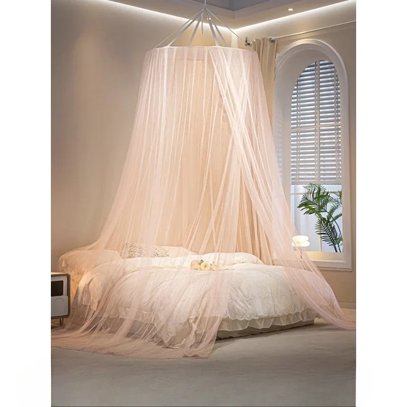 

Купольная москитная сетка от пола до потолка, модель с полным покрытием, не требующая кронштейнов, домашняя спальня не требует