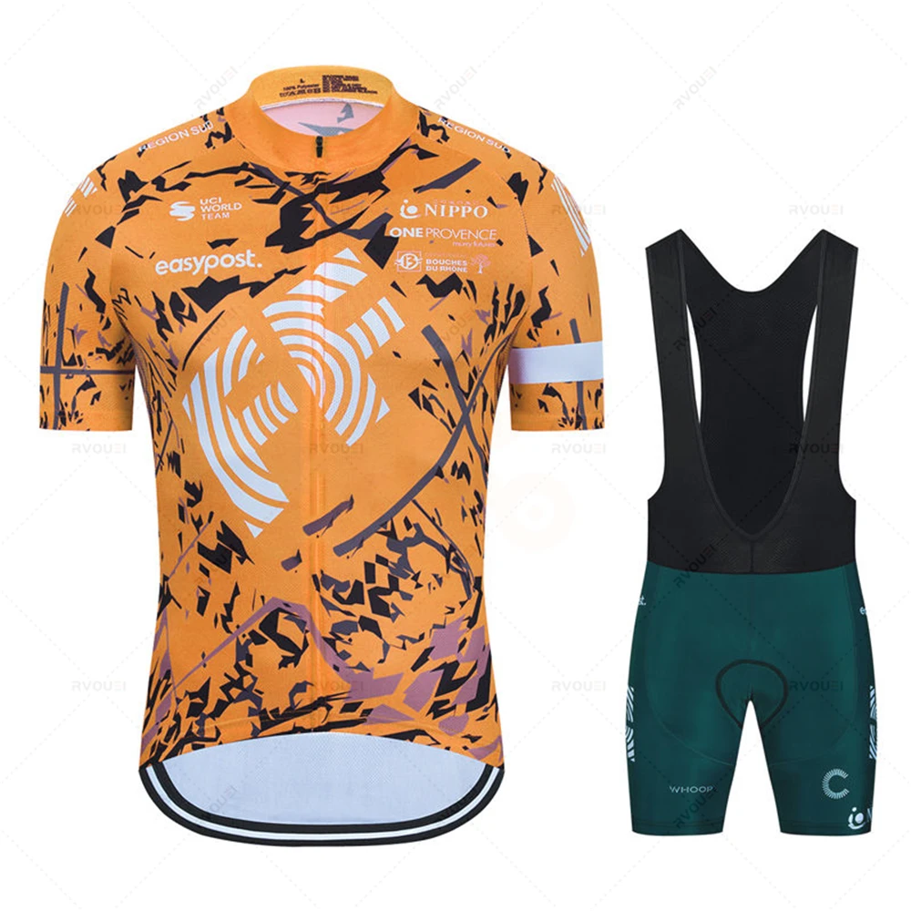 Cycling Short Sleeve Jersey Set, Bike Uniform, Sports Bicycle Clothing, MTB Clothes, Summer Wear, New, 2025