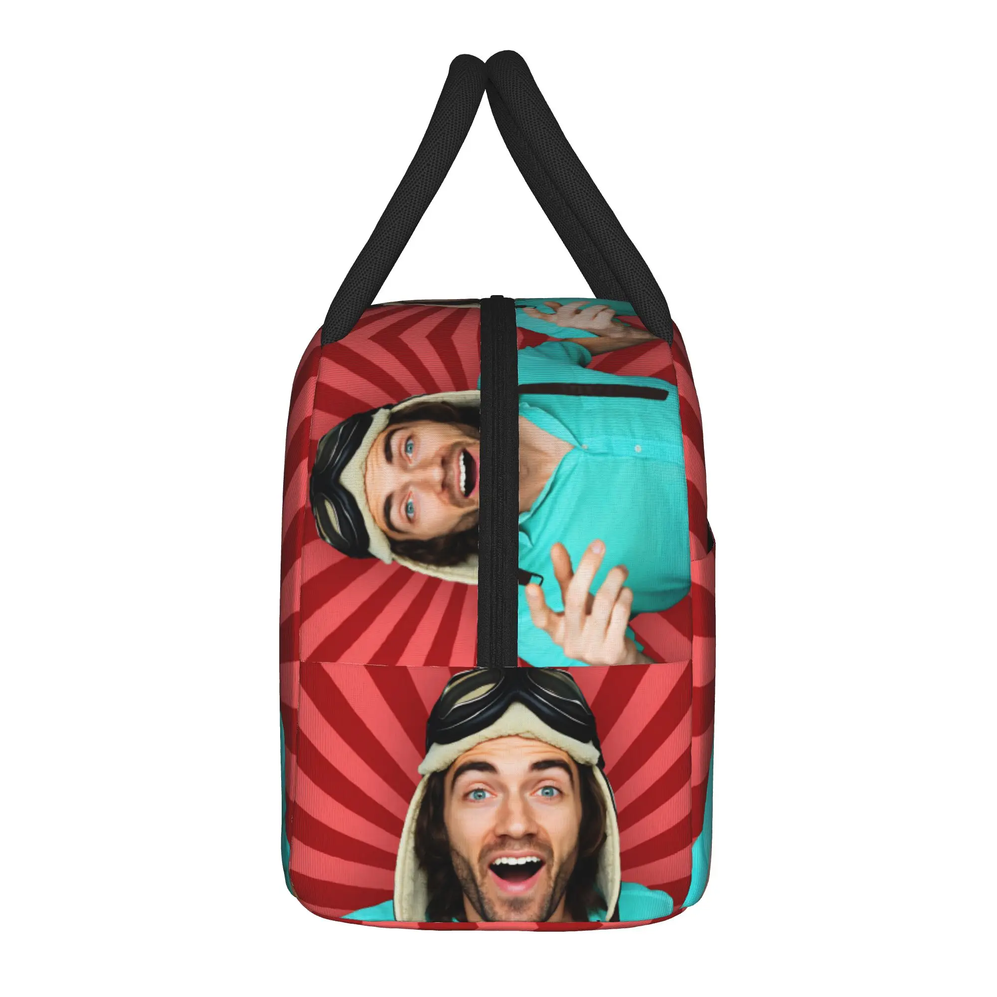 Danny Go Animated Programs Lunch Bag For Girls Lunch Box Funny Cooler Bag Portable Zipper Waterproof Thermal Tote Handbags