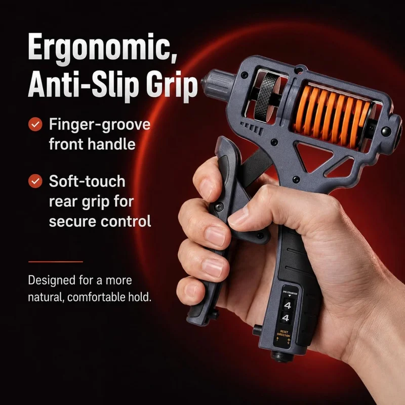 H-shaped Ergonomic Hand Grip Strengthener Adjustable 5-165KG Resistance Strength Workout Equipment Power Grip Exercise Equipment