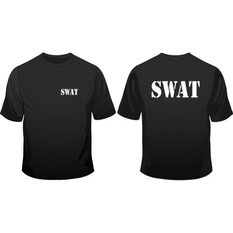 

Футболка Swat, мужская снайперская футболка со специальным оружием и тактиками, нарядное платье, хлопковая футболка