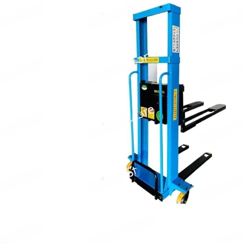 Portable Forklift Truck Full Hydraulic Unloading Artifact Small Lifting Remote Control Home 1T