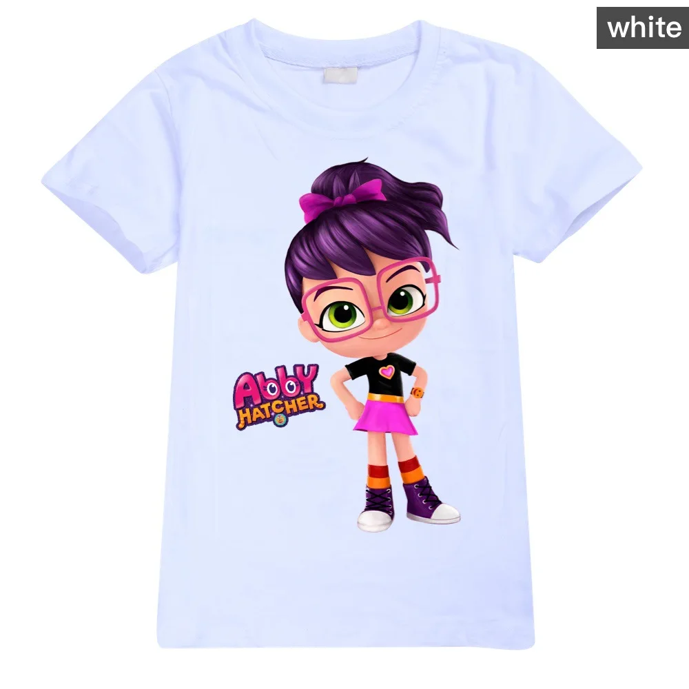 New Kids Abby Hatcher Cosplay Costume Cartoon Short-Sleeve T-shirt Boys Girls Summer Tops Cute Tee for Baby Fashion Outfit