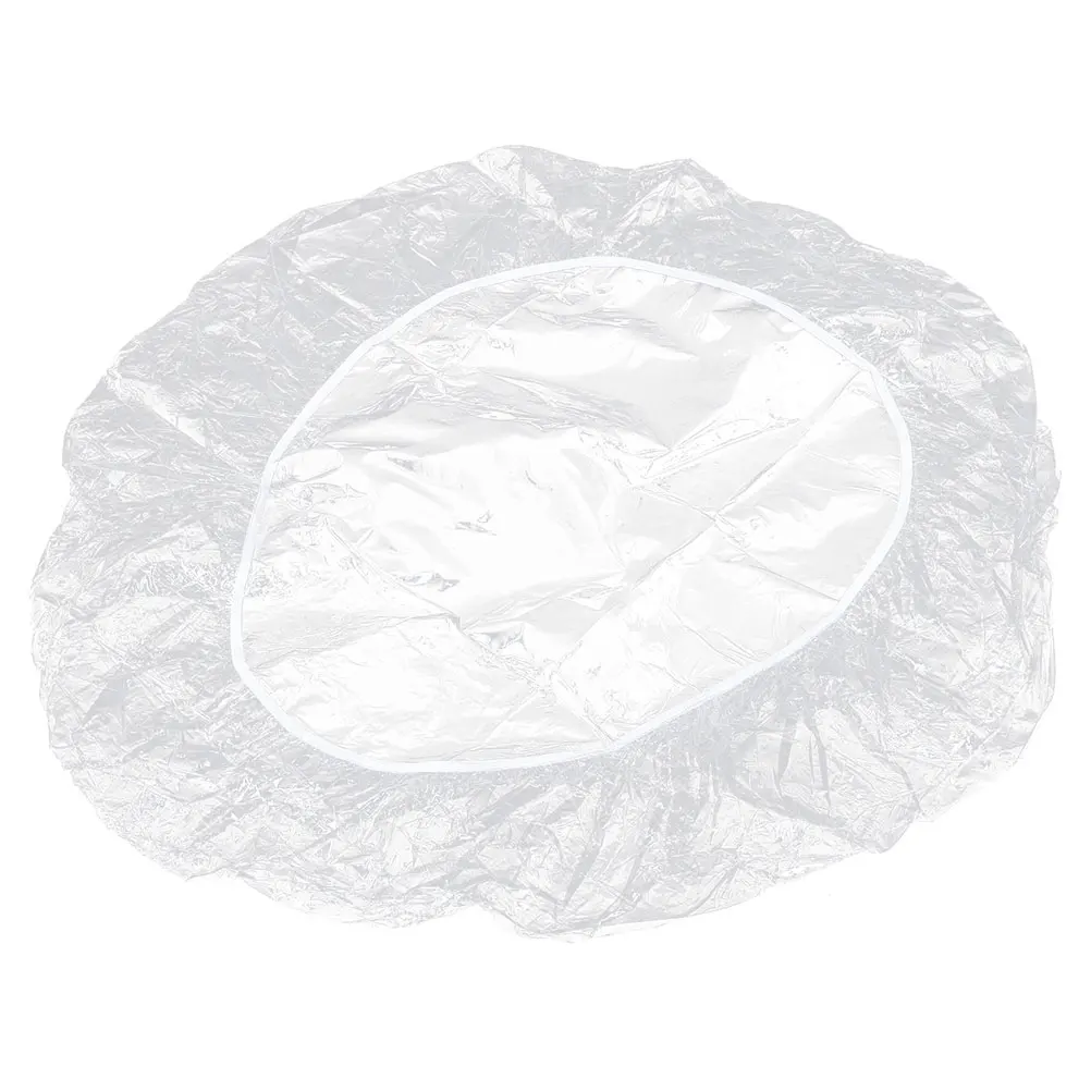 

Stretch 48 Inch Round Tablecloth Fitted Elastic Edge Clear Reusable Covers For Home Party Picnic Catering Cafe Shop