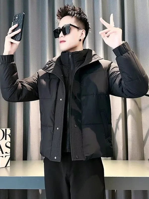 

Мужская зимняя куртка Jaet Sli: теплая, на хлопковом наполнителе, в стиле хип-хоп, с двойным воротником, длинная, на молнии...