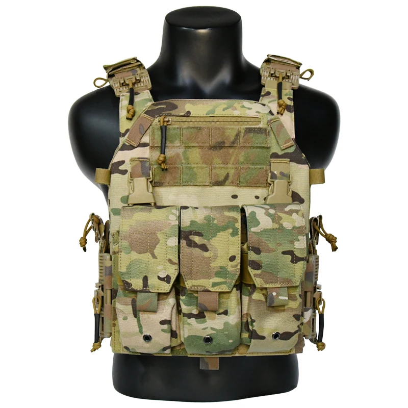 EMERSONGEARS 1000D Nylon Fabric Quick Releaseable  6094K tactical vest with Triple magazine pouch