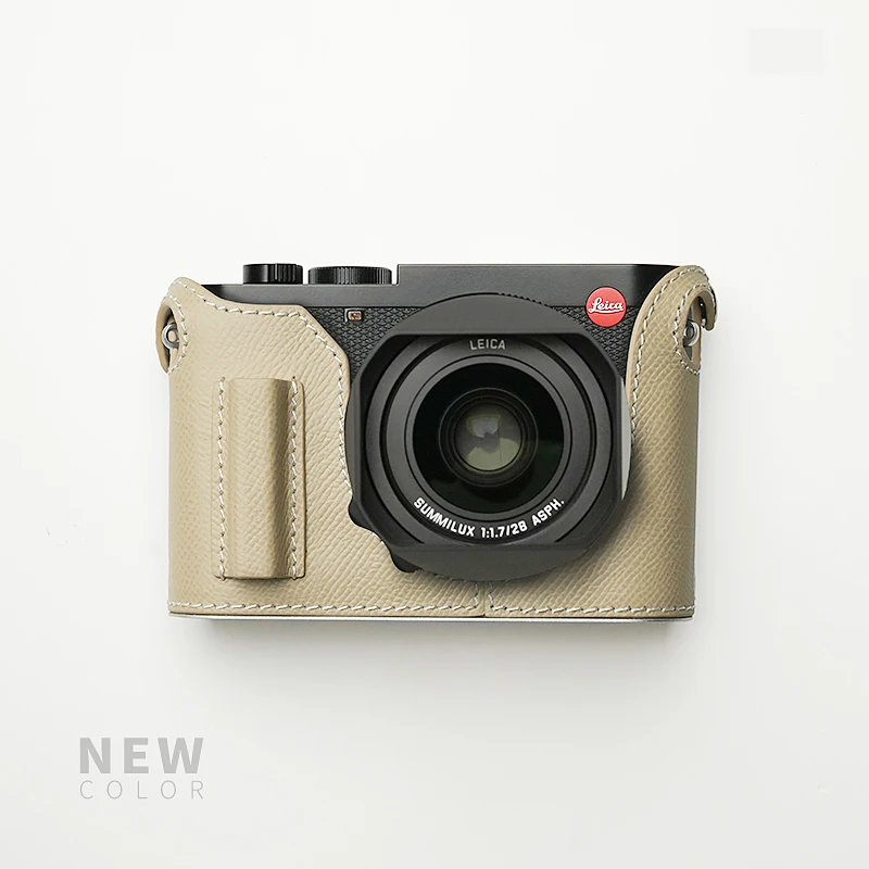 Mr. Steen Voor Leica Q3 Camera Case Beschermhoes Camera Bodysuit Camera Handgemaakt Stijl Leer Met Handpalm Echt Leathe Tas