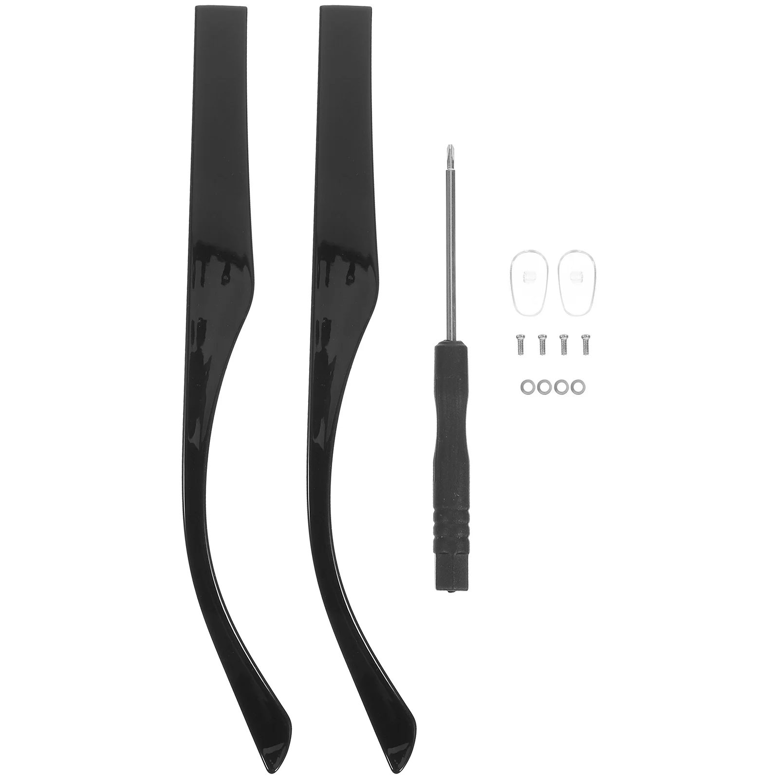 

1 Pair Eyeglasses Arms Legs Replacement Parts Glasses Repair Accessories Metal Temple Unisex Durable Sturdy Lightweight