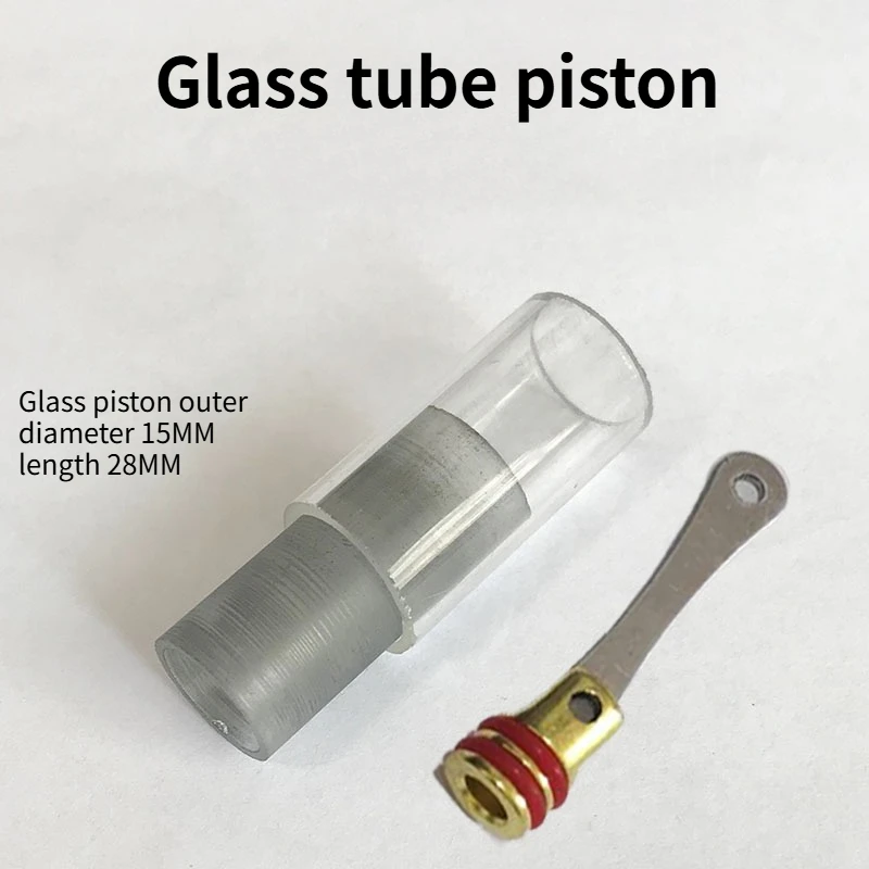 Cilindro de Calentamiento para Motor Stirling, Tubo de Vidrio con Pistón, Cilindro de Calentamiento Apto para Accesorios de Modelos de Motor Stirling
