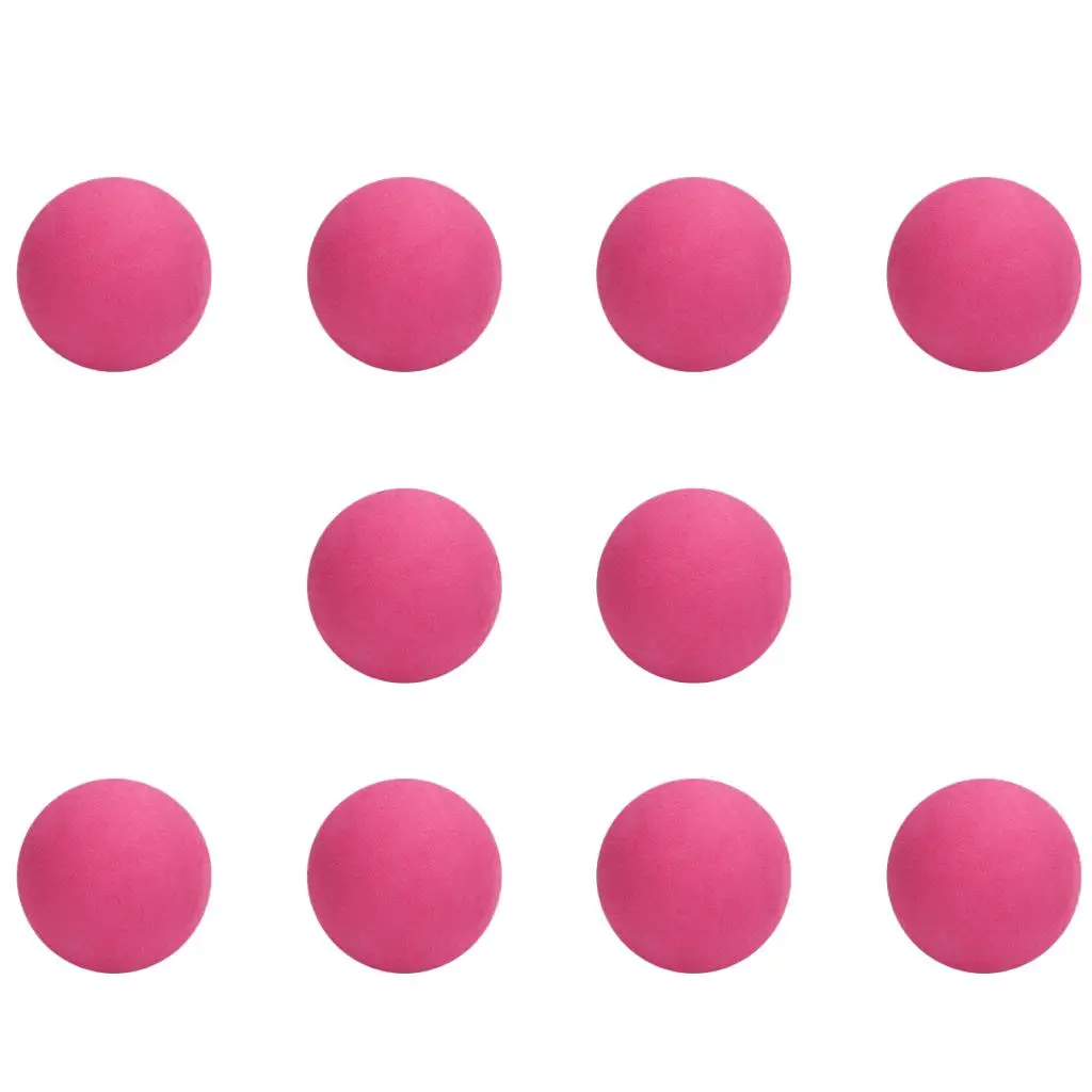 

Набор из 5-6 упаковок (10 штук) розовых тренировочных мячей для гольфа из пены EVA для отработки ударов.