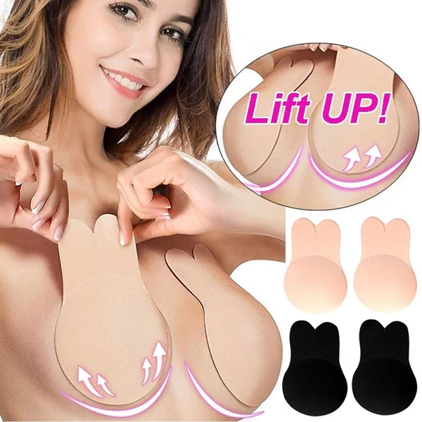 S-XXL Reusable Breast Petals Lift Nipple Cover Lnvisible Petal Adhesive Strapless Backless Stick on Bra Silicone Breast Stickers