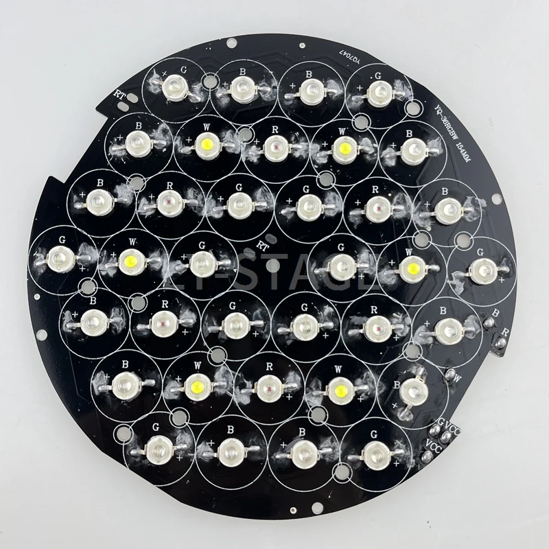 36LED Disk Plate 36x18 6in1 RGBWAUV 36x18w LED Wash Moving Head Light Spare Part 3618w 36V Plate Replacing Board for Party Stage