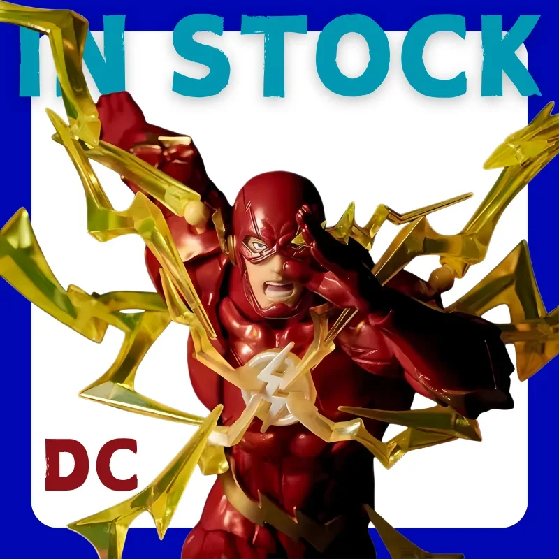 17cm Flash Movable Action Figure Comic Superhero PVC Toy Christmas Birthday Gift For Teen Kids Fans