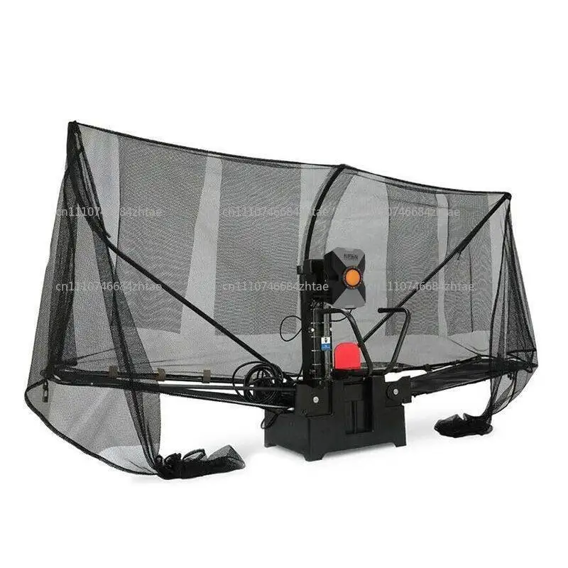 Table Tennis Robot / Machine Multifunctional With Recycle balls Net And 2.4 G Wireless Remote Control