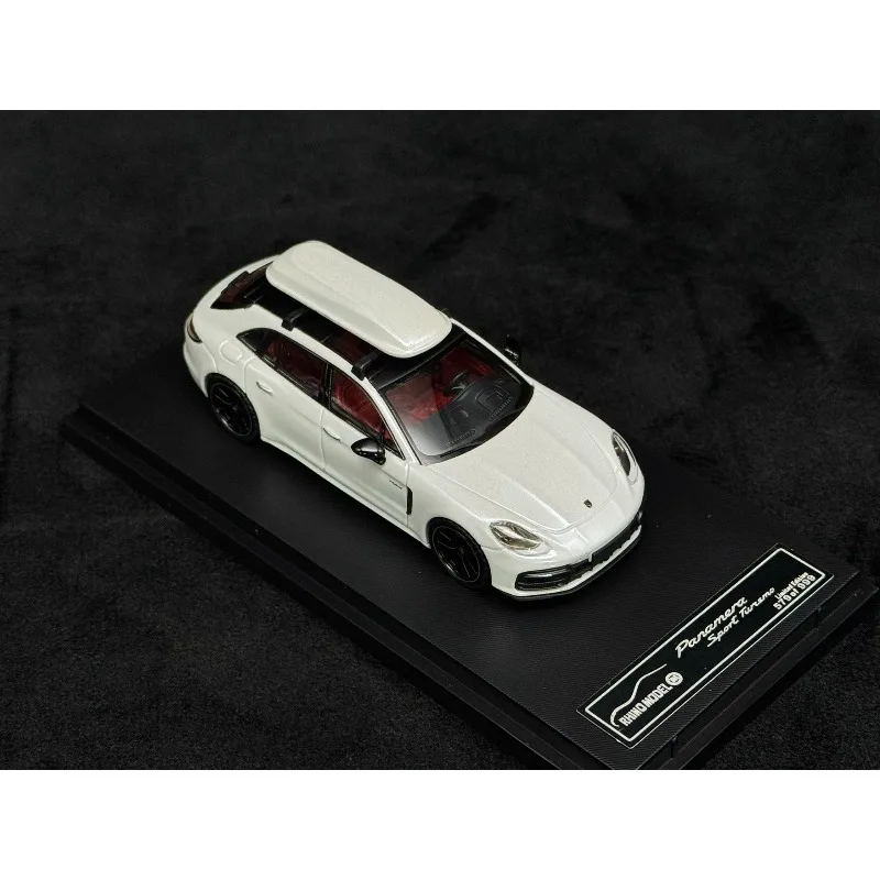 RM 1:64 Rhino Porsche Panamera Shooting Brake Hoge Detail Diecast Alloy Automodel Statisch Display Collectible Hobby Perfect Cadeau