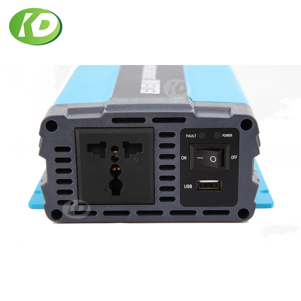 300W Pure Sine Wave 12V 24V 48V Off Grid Solar Inverter With USB Interface Universal Socket 120V 230V Output For Solar System