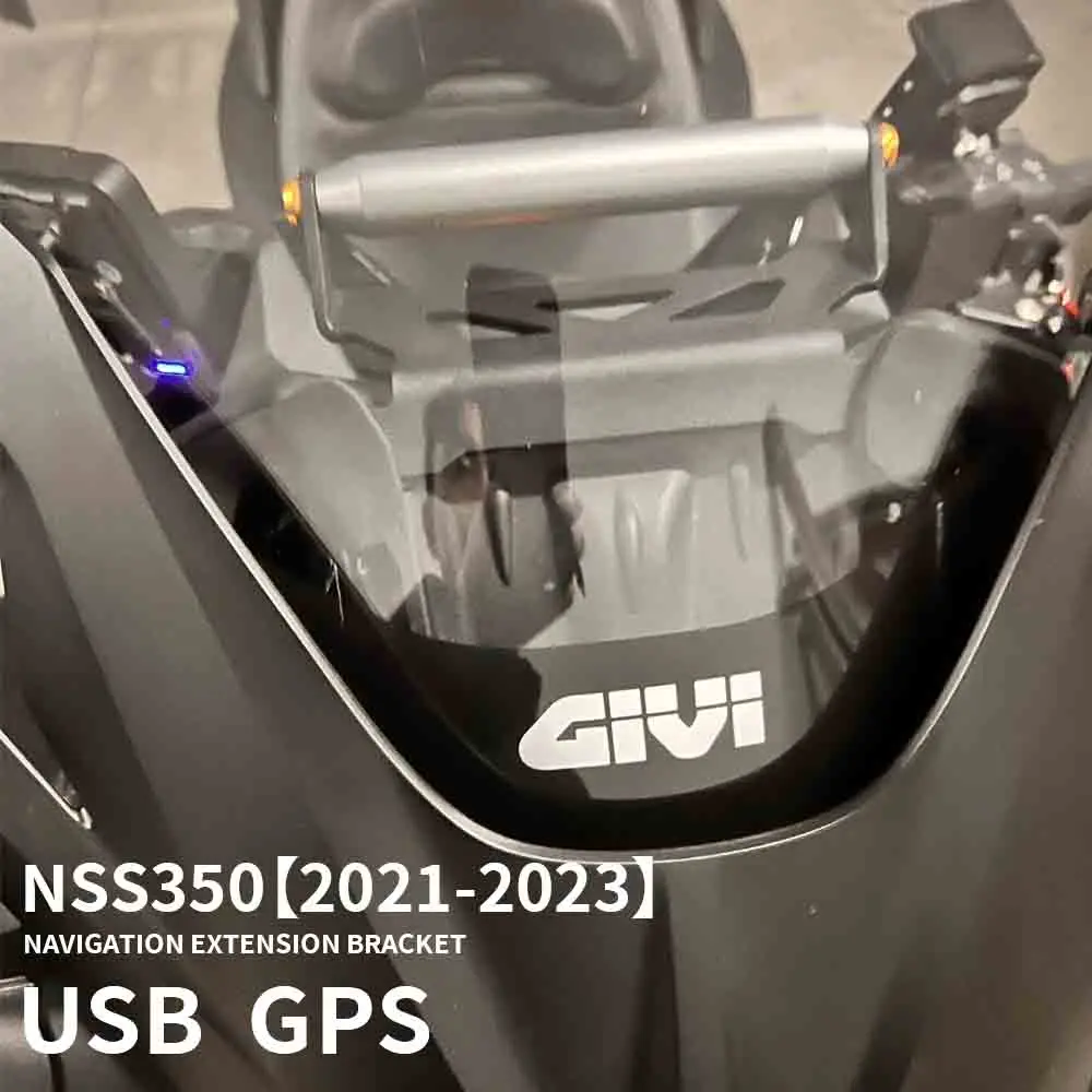 

НОВЫЙ мотоциклетный GPS-навигатор для телефона, USB и держатель для беспроводного зарядного устройства, подставка для Honda NSS 350 NSS350 2021 2022 2023