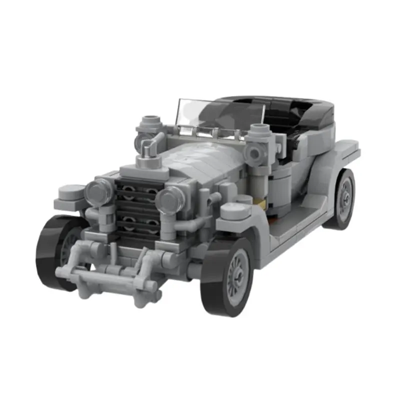 

Набор из 266 деталей для сборки классического спортивного автомобиля-кабриолета MOC, игрушечный конструктор, подарочный набор.