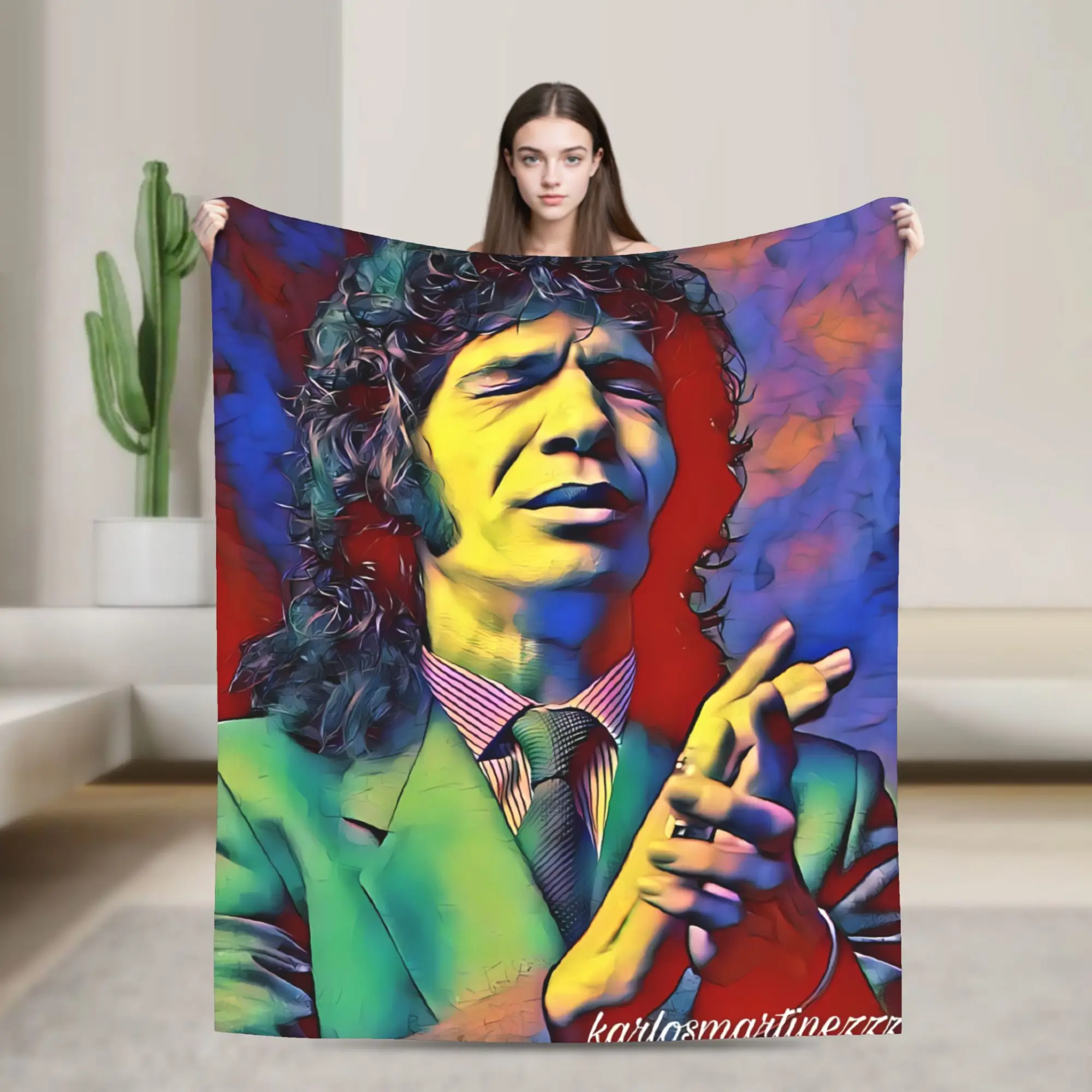 COOL D-De La Isla Camaron Super Soft Blanket  Children Plush Throw Blanket Novelty Couch Bed Flannel Bedspread Sofa Bed Cover
