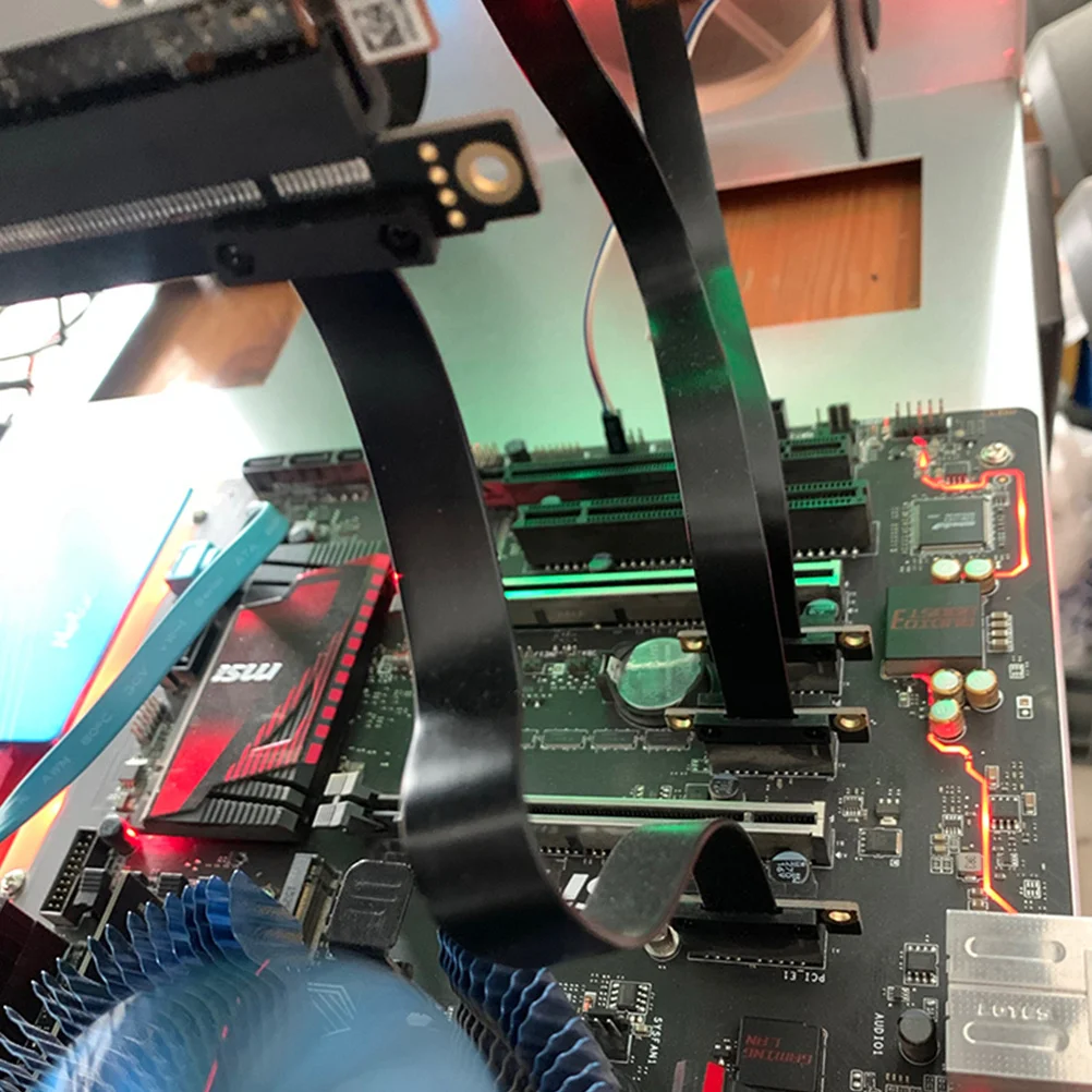 

Pci-E 3.0 Extender Riser Cable 30cm High Speed Reliable Stable Transmission Pcie Extension Cable for Graphic Card Computer