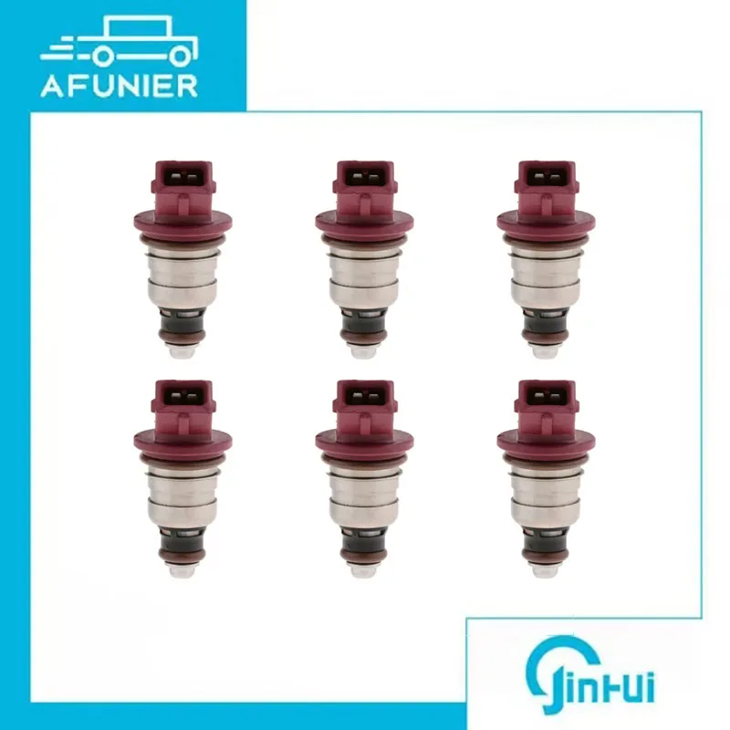 

6Pcs Fuel Injector Nozzle For Mercury Mariner 75-90-115-200-225 Outboard Flowed 75hp-250hp OE No.:804528,37001