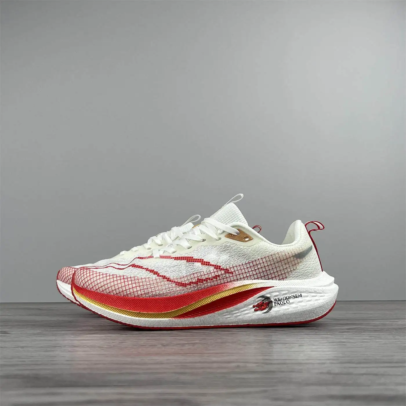 2026 Popcorn Carbon Plate Running Shoes Men's And Women's Shoes Shock Absorbing Spring-Draining Marathon Sports Shoes