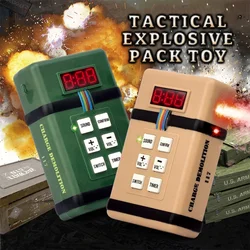 Nuevo paquete táctico explosivo de juguete Airsoft, juguete de granada de humo para niños con efectos de sonido ligeros para CS, juego de Cosplay, el mejor regalo para niños
