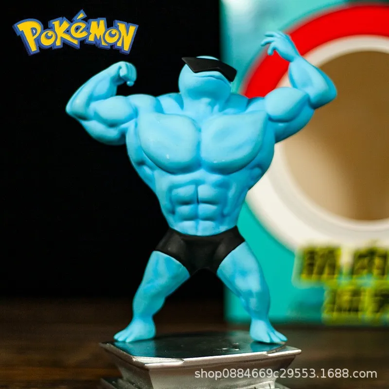 محاكاة ساخرة لطيف بوكيمون العضلات بيكاتشو أرقام دمية جيب الوحش Bulbasaur السنجاب تشارماندر مضحك الحلي هدايا أعياد ميلاد للأطفال