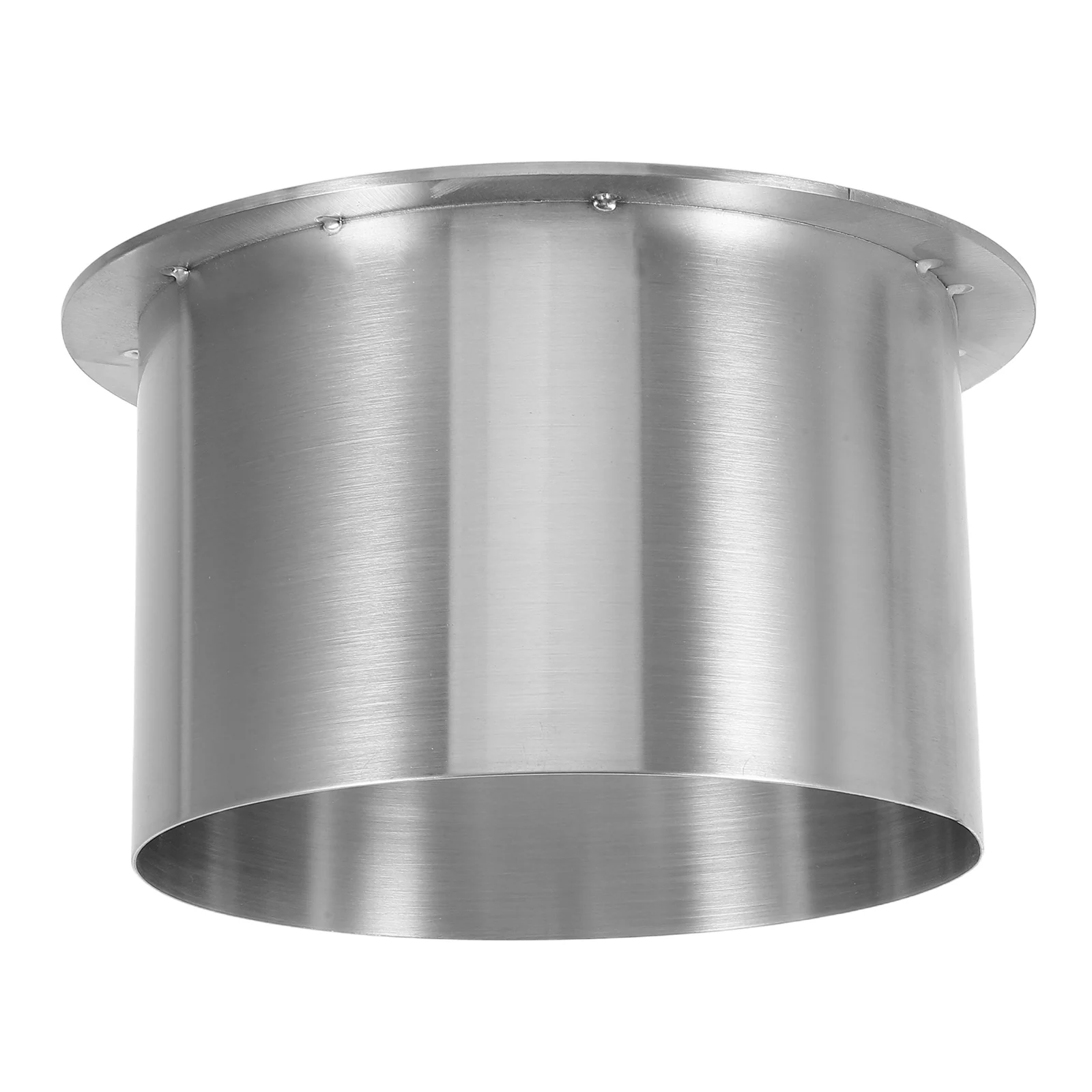 

Stainless Steel Trash Can Lid Round Recessed Countertop Cover Embedded Garbage Bin Home Kitchen Office 150A Hidden Flap Trash