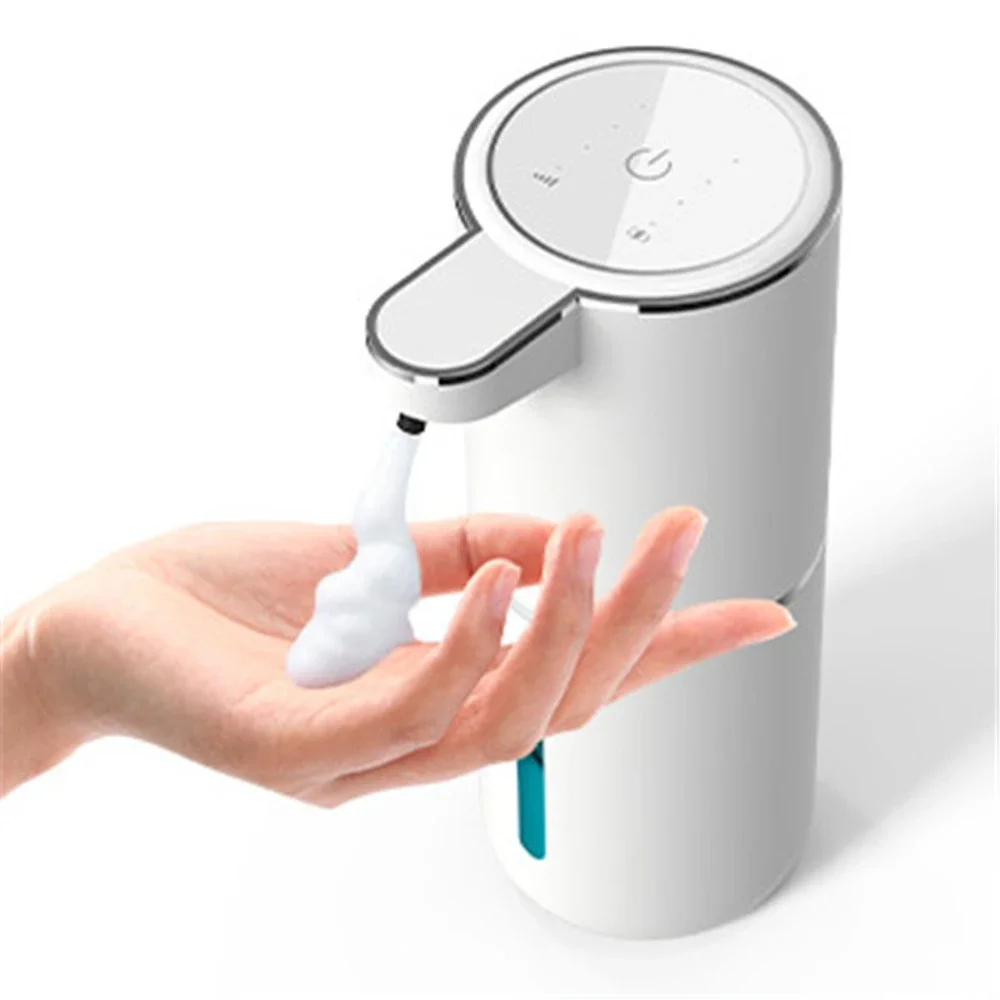 

4 Gears Adjustable Foam Liquid Soap 380ML Touchless Smart Sensor Infrared Inductive Dispenser Auto Induction Hand Wash Dispenser