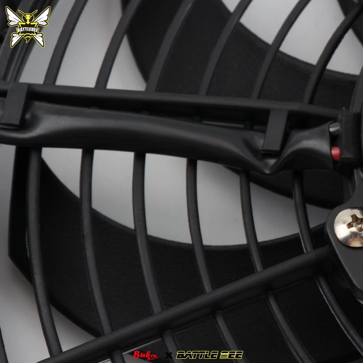 10 Inch Universal Slim Fan Push Pull Electric Radiator Fan Air-Sucking Type Cooling & Mounting Kit 12V 120W