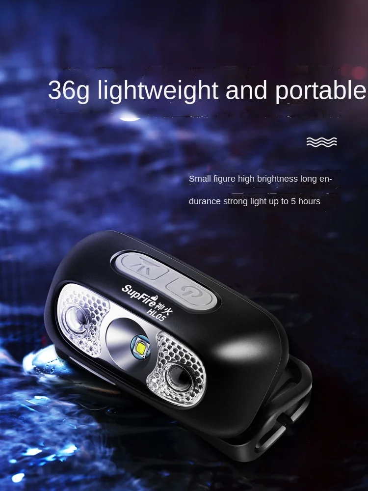 Fari subacquei Mining ricaricabile potente testa del faro a Led torcia impermeabile lampada Frontale lampada di illuminazione portatile