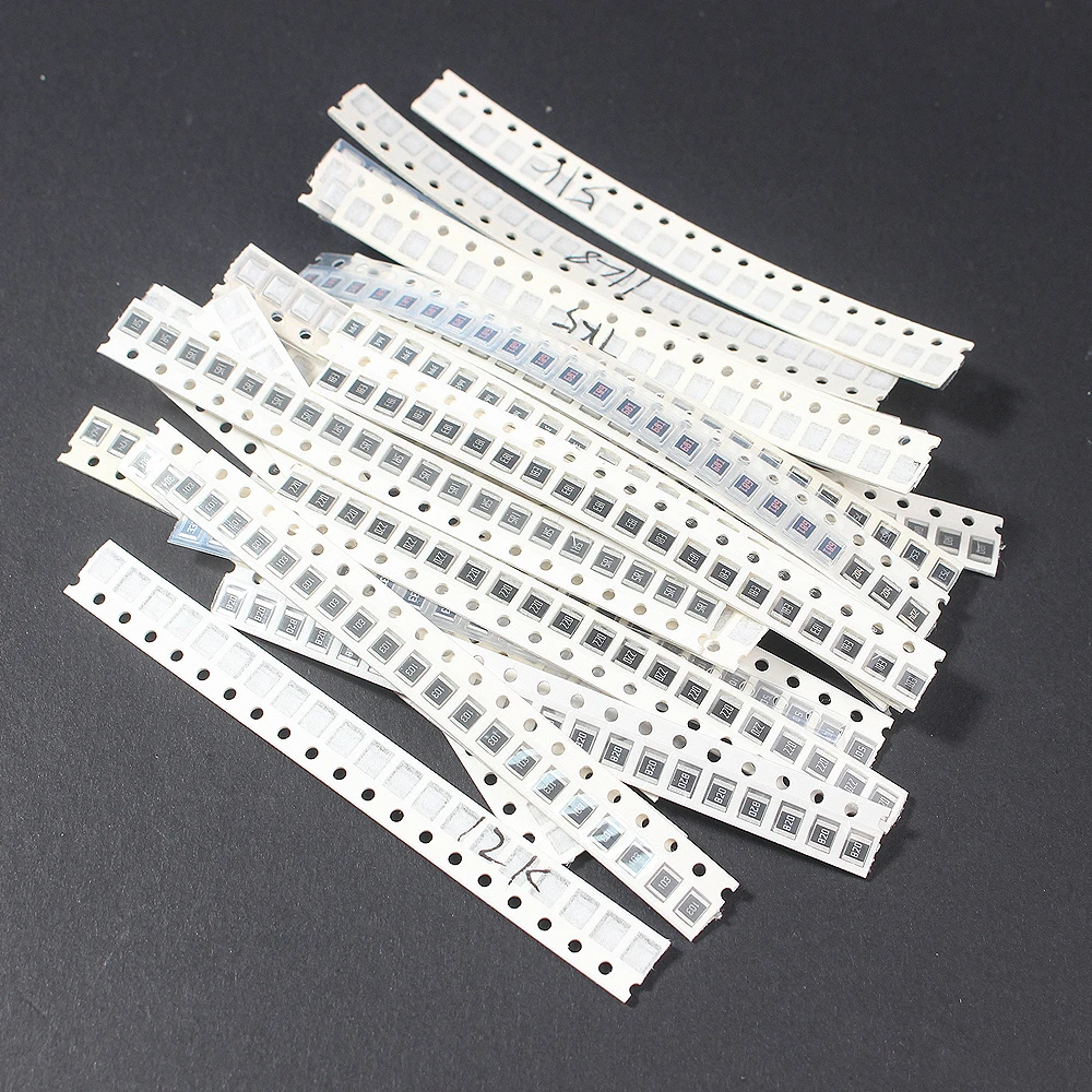 

660PCS/Set 1210 Resistor 1r - 1m ohm resistors assorted kit 33Values 5% resistencias electronica set pack 10 ohm 82 ohm 1K 10K