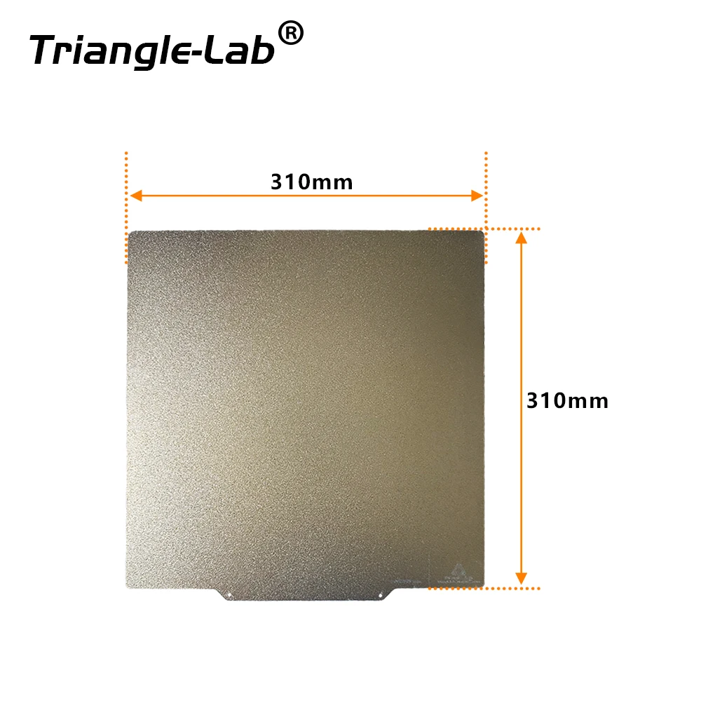 Trianglelab Artillery Sidewinder X1 Glass Hot Bed Repair And Upgrade Plan 310X310 Double Sided Textured PEI Spring Steel Sheet 5