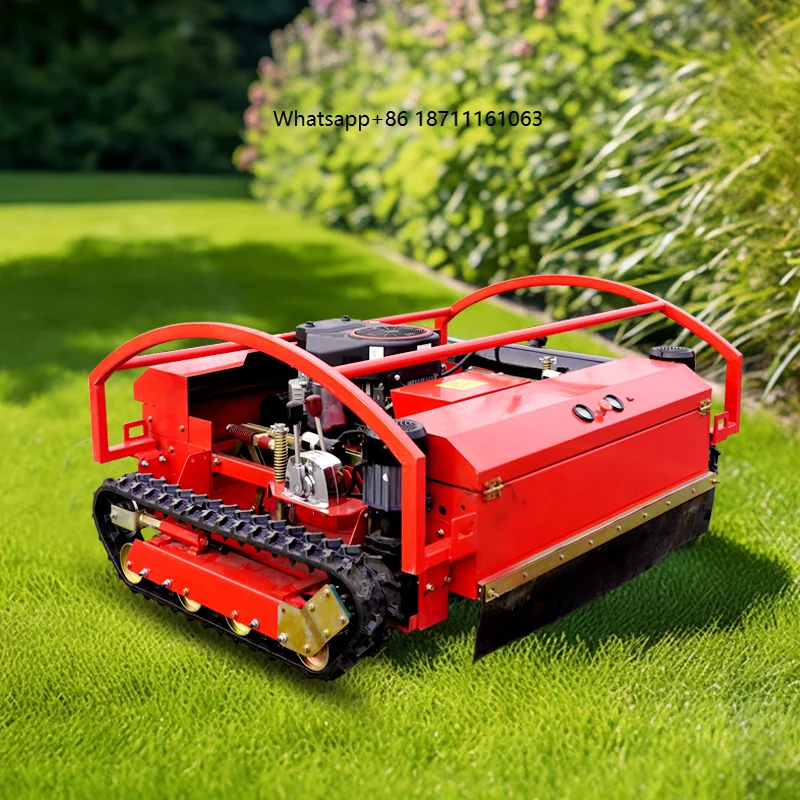Source Factory Remote Control Weeding Machine Four Stroke Powered rust Proof Impact Resistant Durable